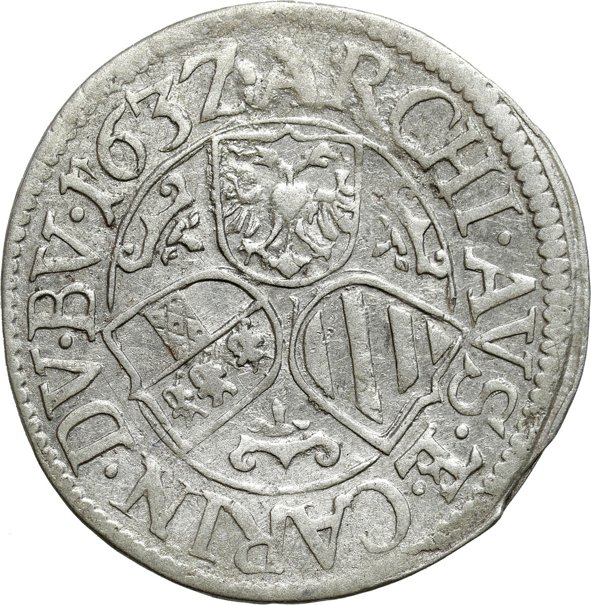 Austria, Ferdynand II (1619–1637). 3 krajcary 1632, Sankt Veit